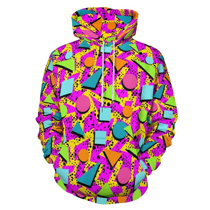 Damen Trendiger Kapuzenpullover mit kreativen Farbverlauf Drune