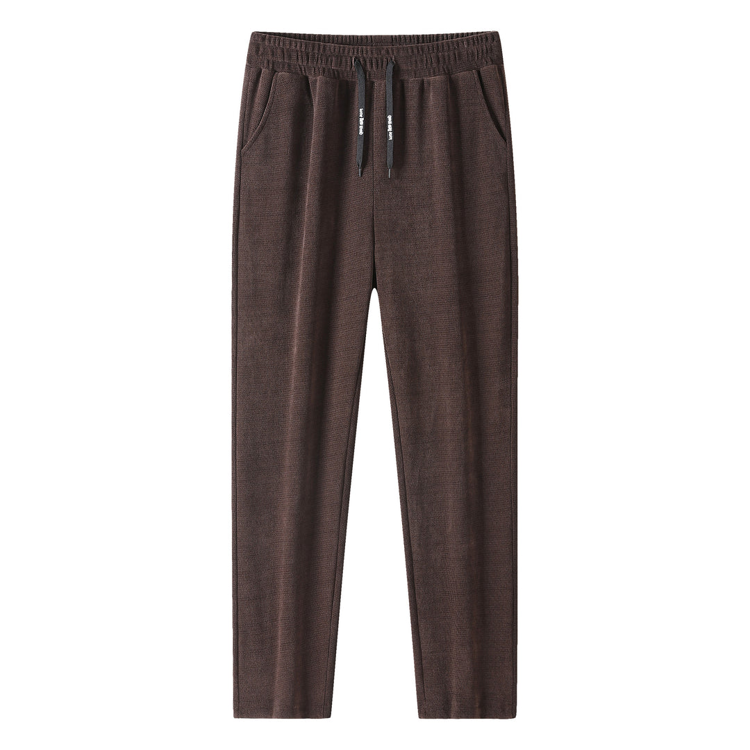 Herren Legere Strick-Jogginghose mit Kordelzug Drune