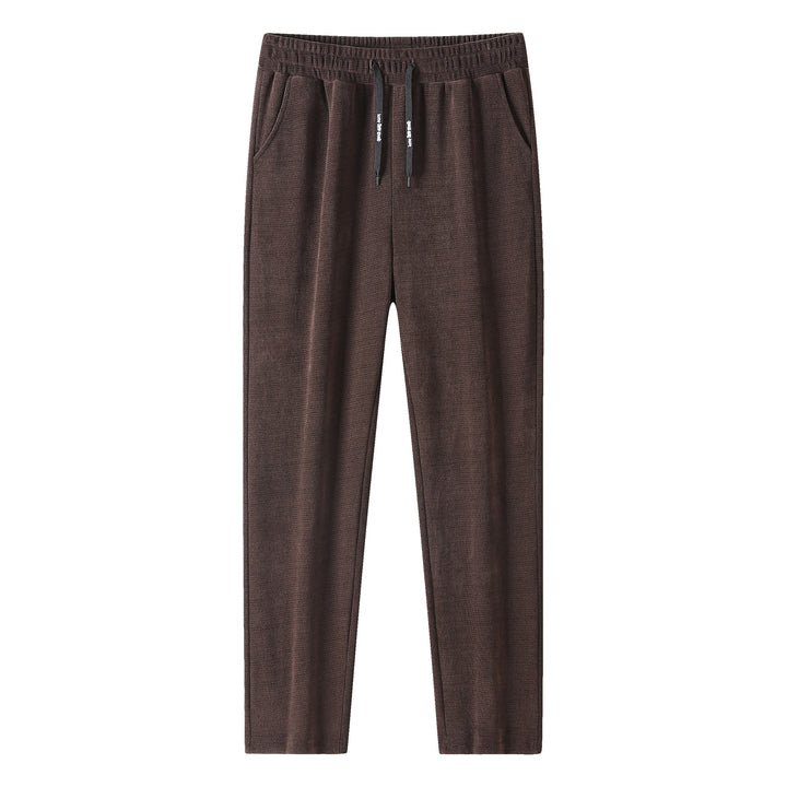 Herren Legere Strick-Jogginghose mit Kordelzug Drune