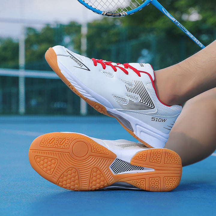 Damen Badmintonschuhe mit rutschfester Sohle und stoßdämpfender Dämpfung Drune
