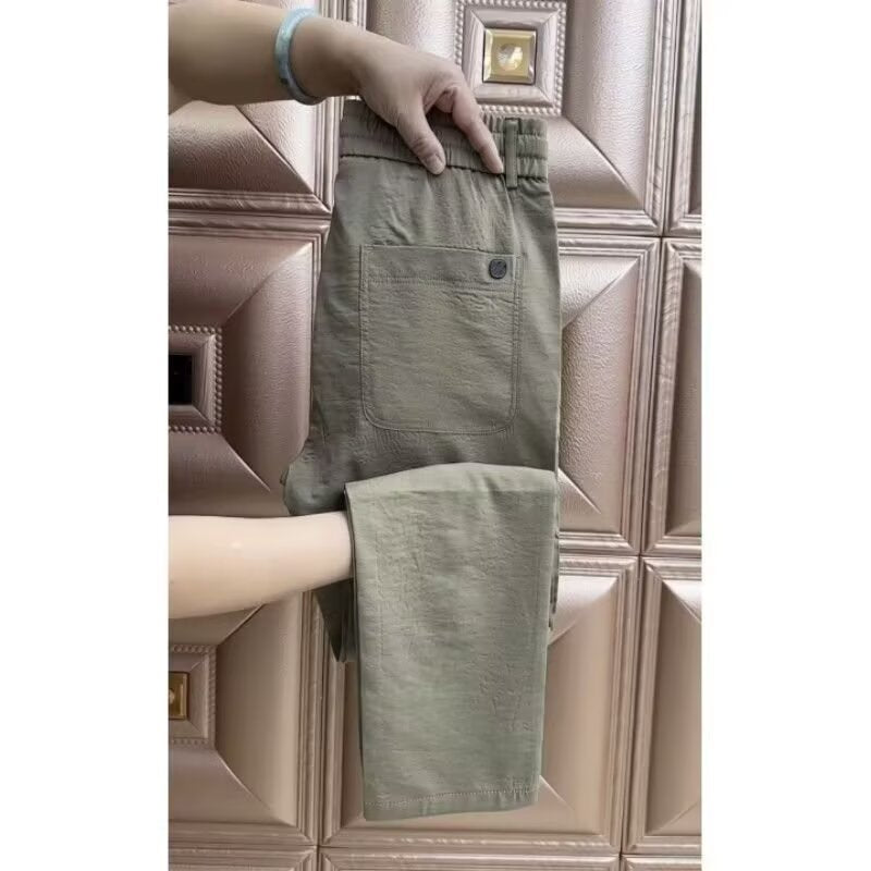 Damen Bequeme Cargo-Hose Drune
