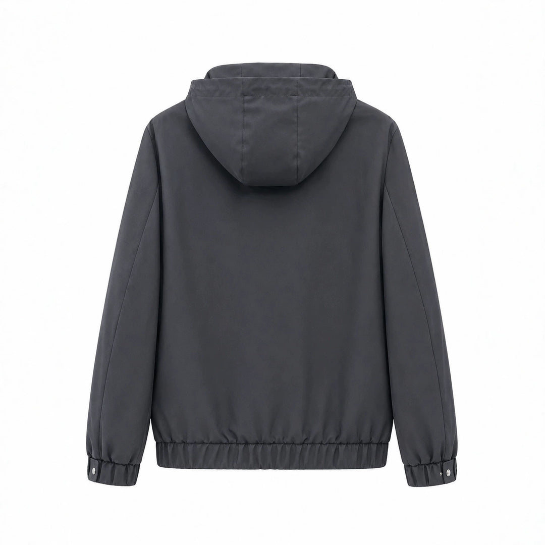 Damen Leichte Kapuzen‑Windjacke mit wasserabweisender Beschichtung, Reißverschluss und elastischem Saum Drune