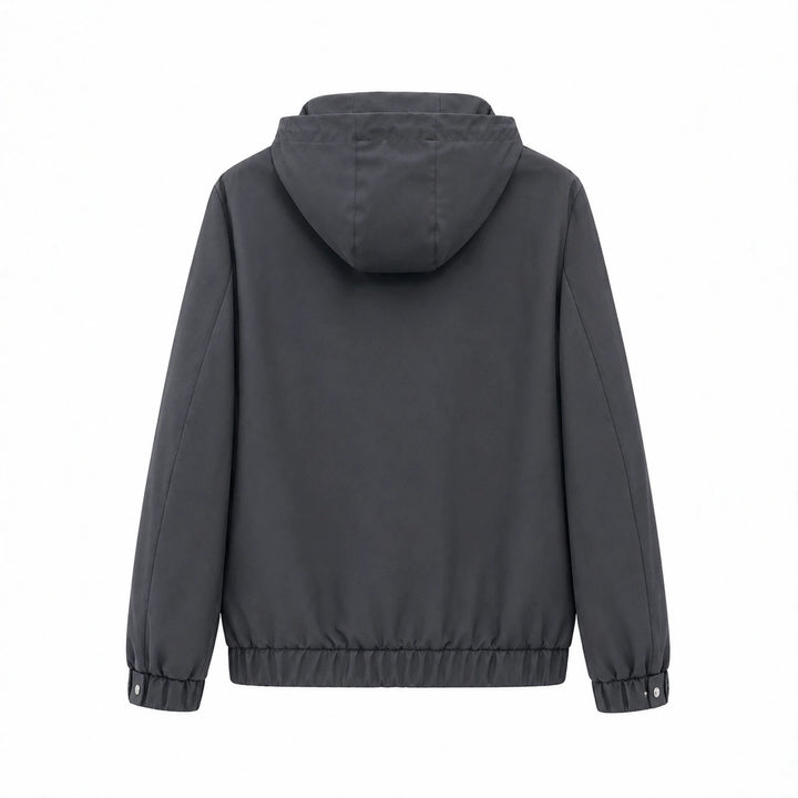 Damen Leichte Kapuzen‑Windjacke mit wasserabweisender Beschichtung, Reißverschluss und elastischem Saum Drune