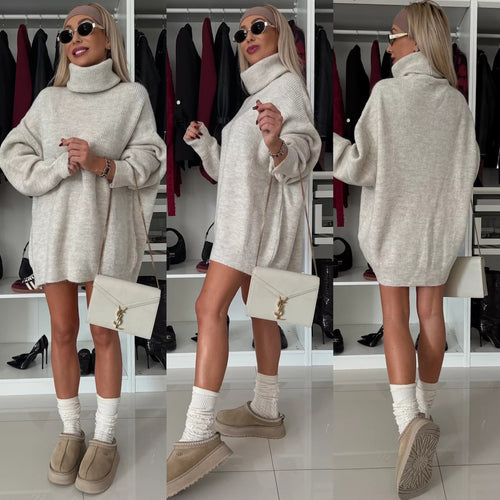 Damen kuscheliger Oversized Pullover Drune