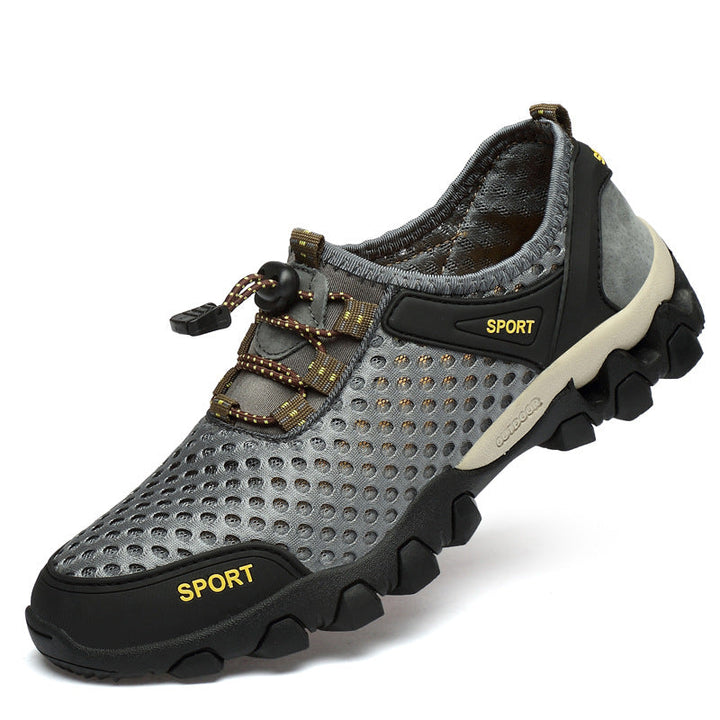 Damen Atmungsaktive und rutschfeste Sportschuhe mit elastischem Schnellschnürsystem Drune