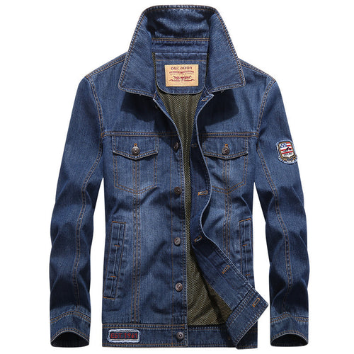 Herren Klassische Jeansjacke Drune