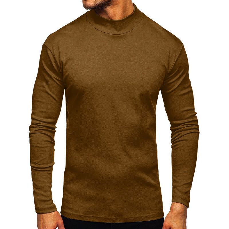 Herren Langarmshirt mit Stehkragen aus hochwertigem Material Drune