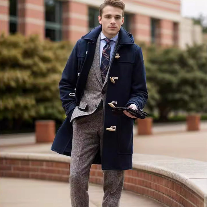 Herren Dufflecoat Drune