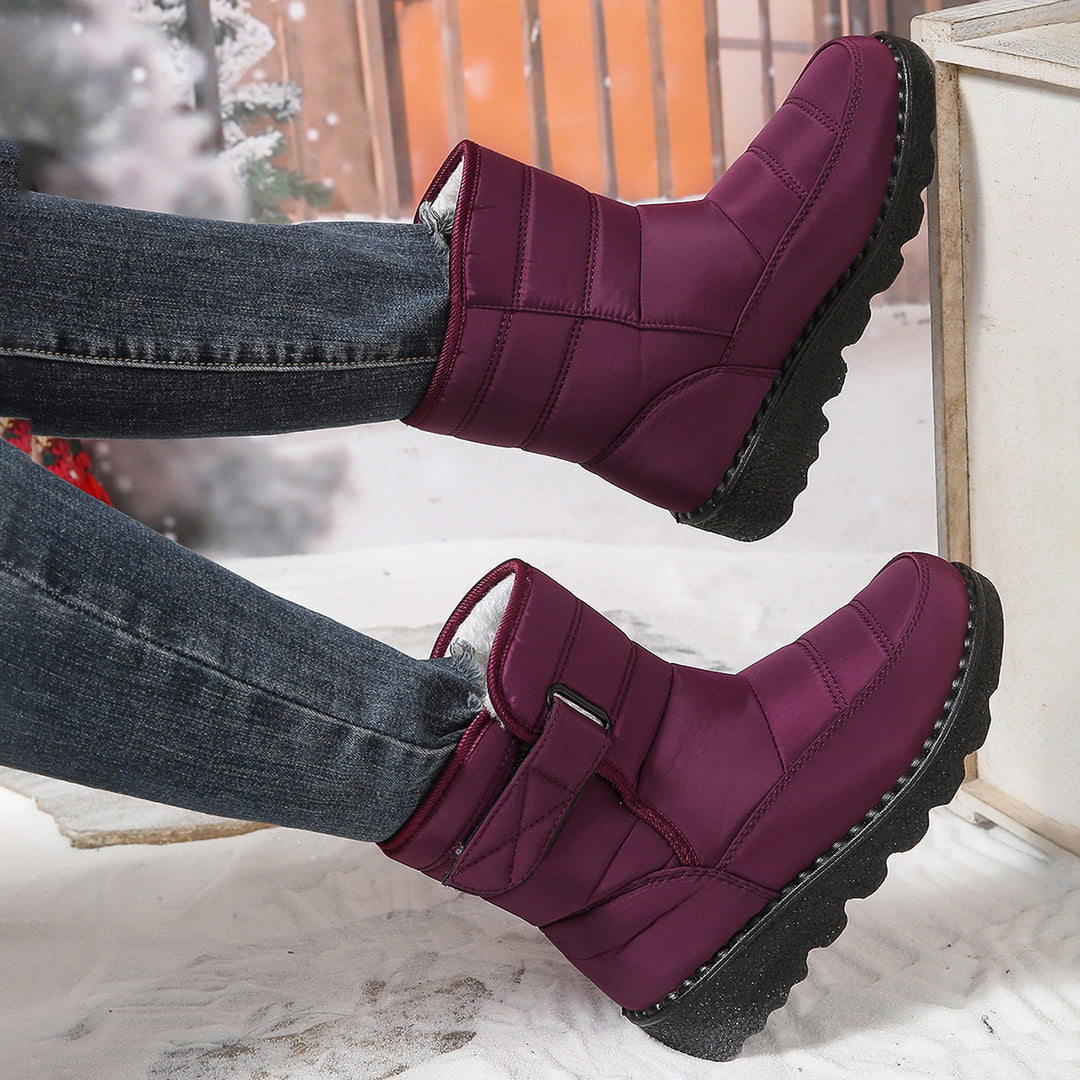 Damen Warmgefütterte Stiefel Drune