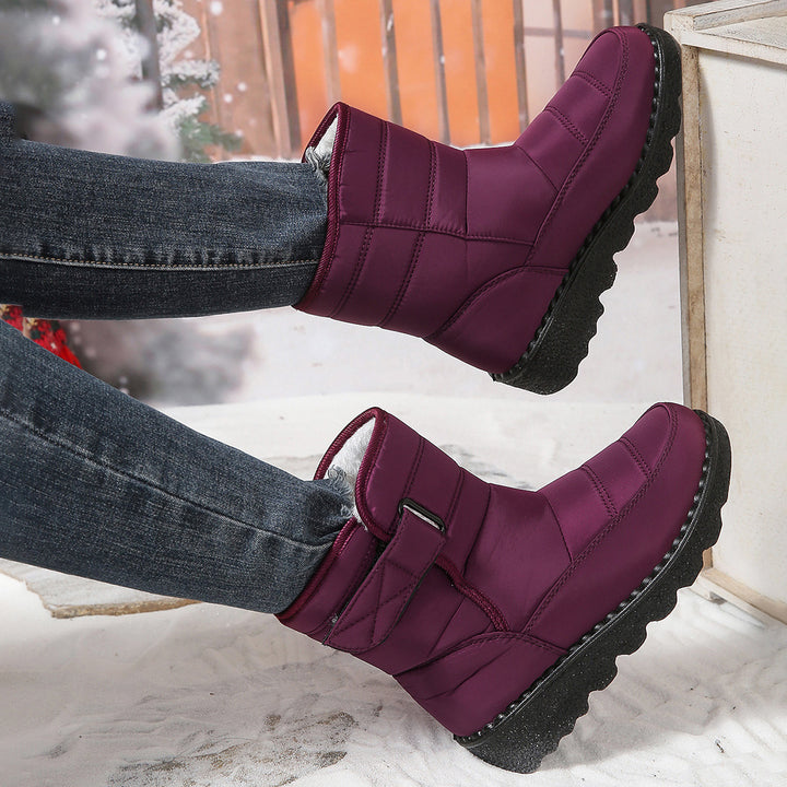 Damen Warmgefütterte Stiefel Drune