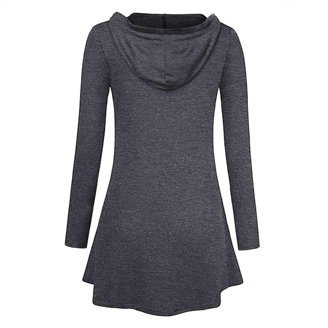 Damen Kapuzenjacke mit Reißverschluss und Seitentaschen Drune