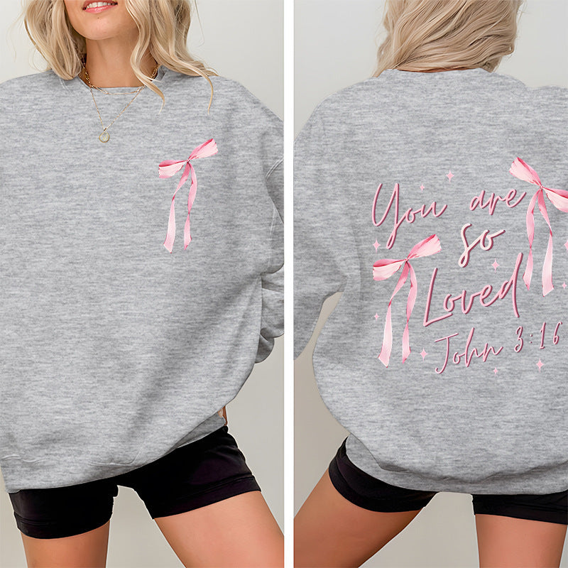 Damen Sweatshirt mit einzigartigem Aufdruck und verspieltem Design Drune