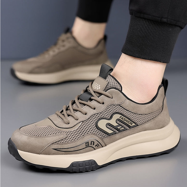 Herren Plateau-Sneaker mit atmungsaktivem Mesh und ergonomischer Dämpfung Drune