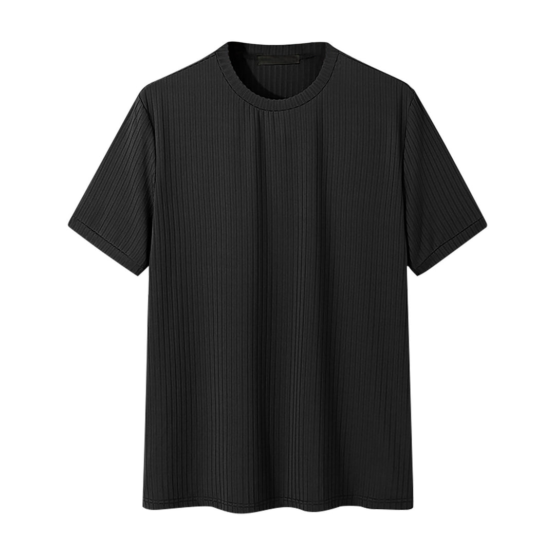 Unisex nan geripptes weit geschnittenes T-Shirt aus Baumwollmix Drune
