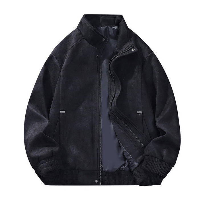 Herren Elegante Übergangsjacke mit hochschließendem Kragen und praktischen Taschen Drune