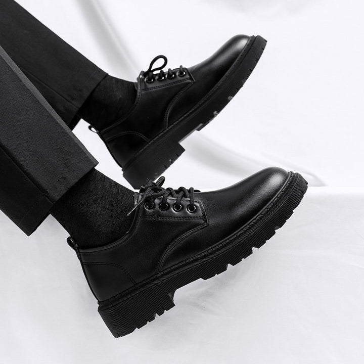 Herren Klassische Schnürschuhe mit robuster Sohle Drune