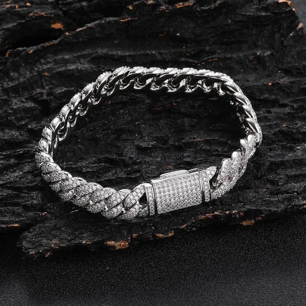 Drune | Hip Hop Fashion Schmuckarmband mit Zirkonia