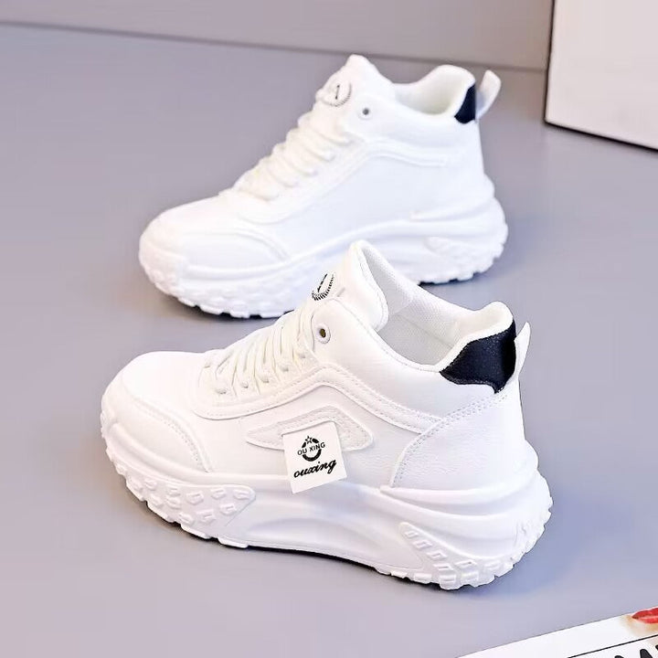 Damen Sportliche High-Top Sneakers mit dämpfender Sohle und robuster Profilierung Drune