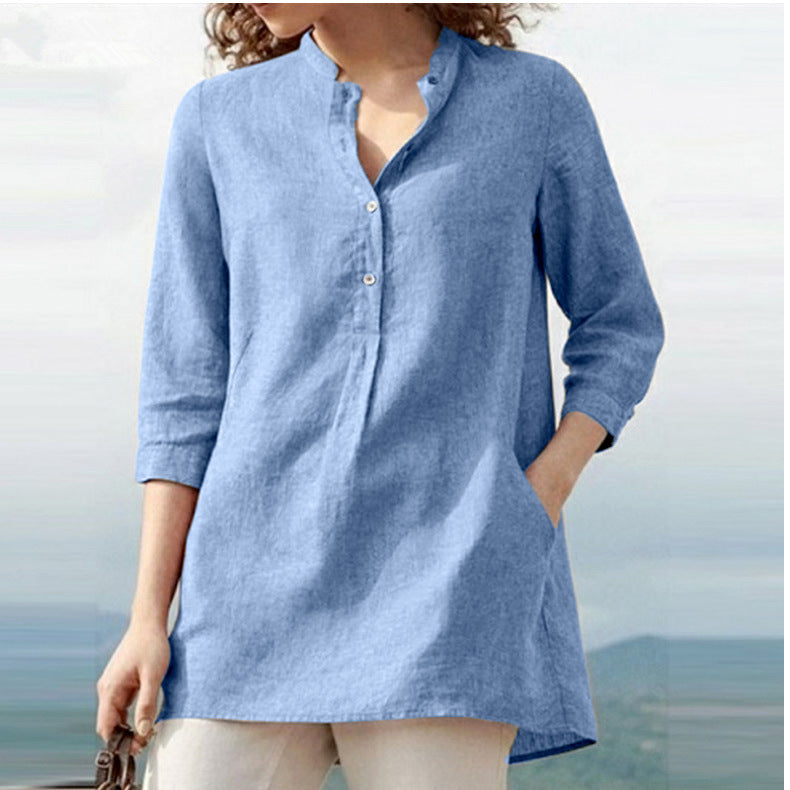 Drune | Elegante Leinenbluse