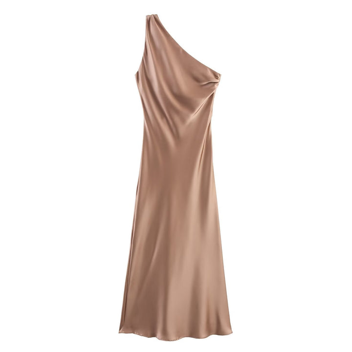 Damen Dekoratives Seidenkleid Drune