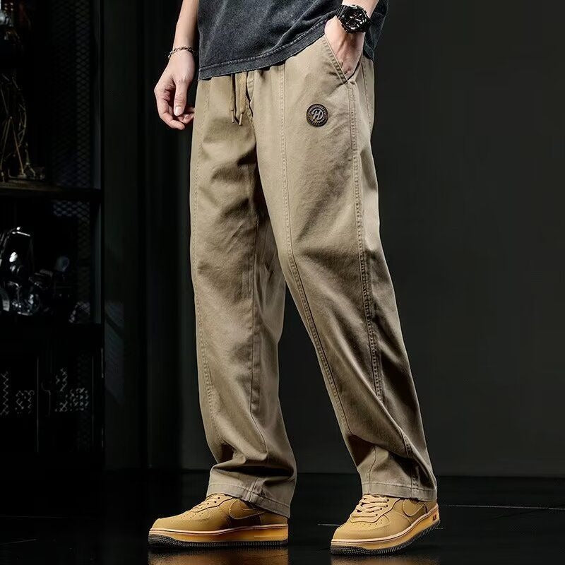 Herren Bequeme Cargo-Hose mit elastischem Bund Drune