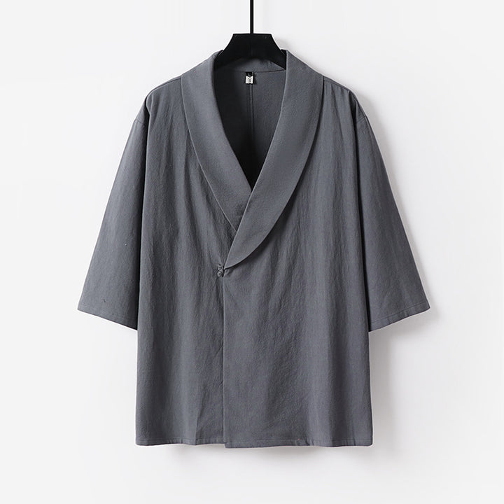 Damen Oversize Kimono-Blazer mit Schalkragen Drune