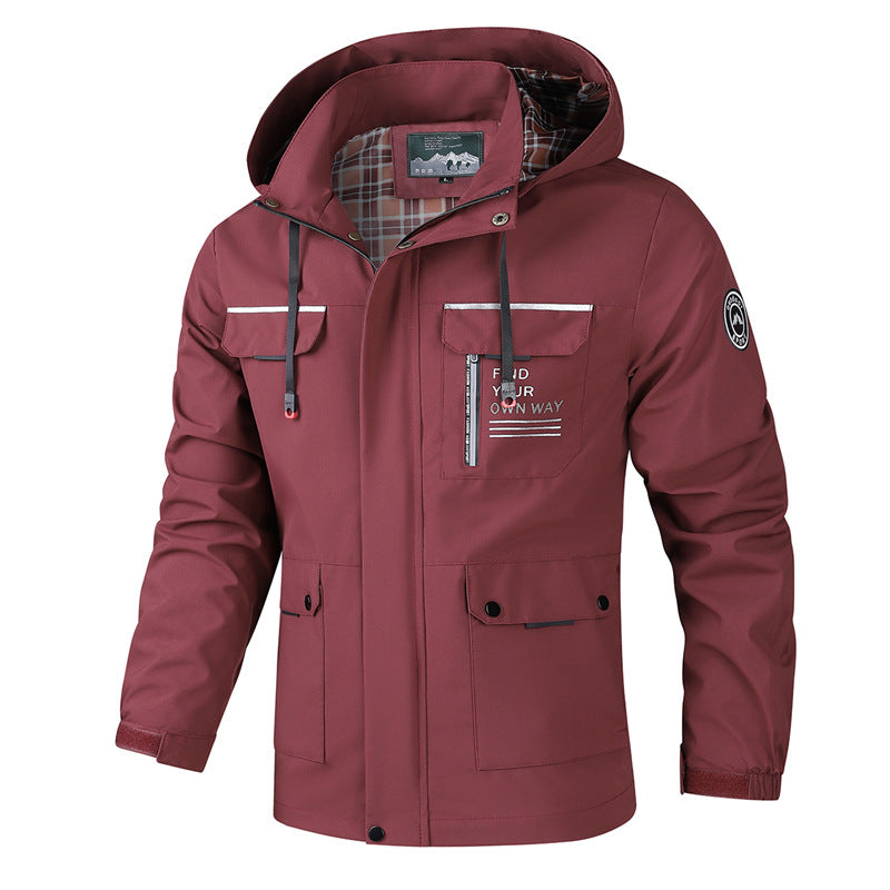 Herren Wetterfeste multifunktionale Jacke Drune