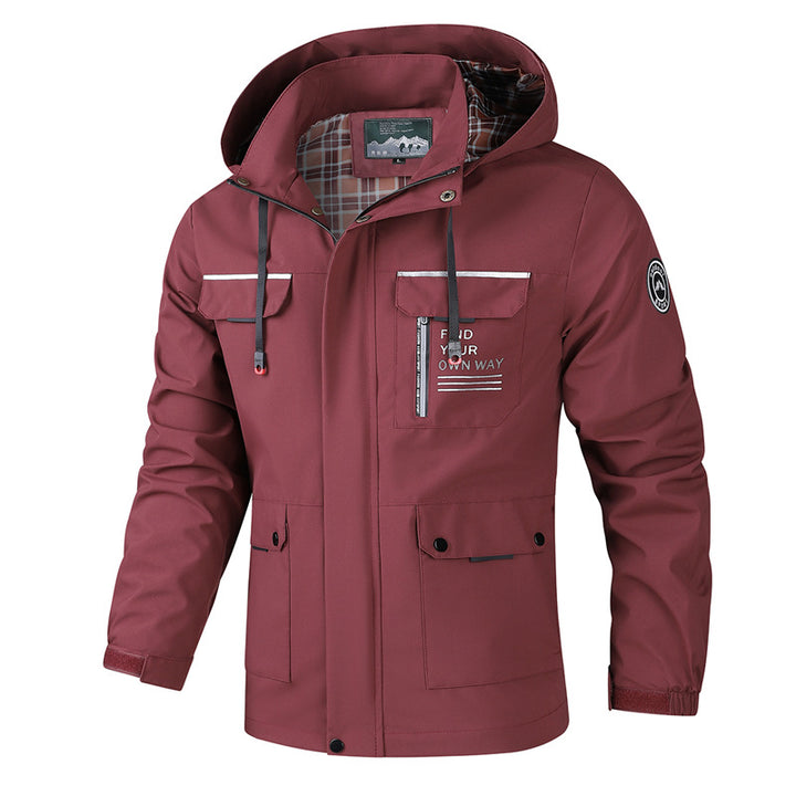 Herren Wetterfeste multifunktionale Jacke Drune