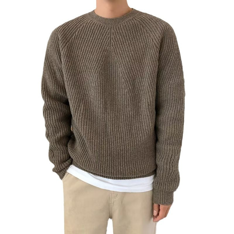 Herren Grobstrickpullover mit Rippstruktur Drune