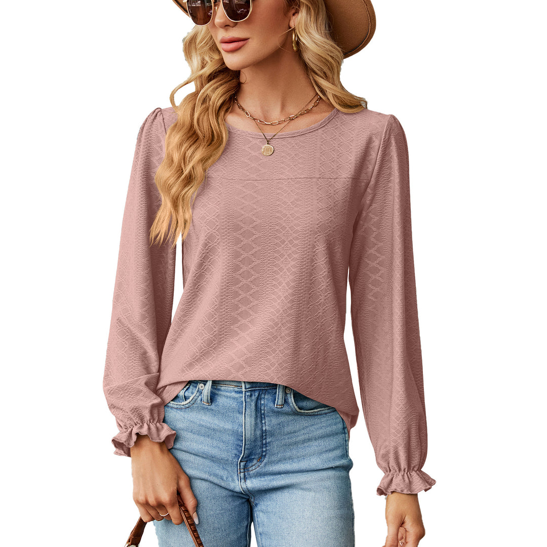 Damen Blusenshirt mit Raffungen und elegantem Strukturdesign Drune
