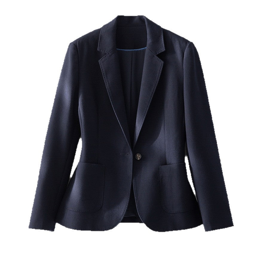 Damen Zweiteiliges Business-Kostüm mit tailliertem Blazer und weitem Midirock Drune