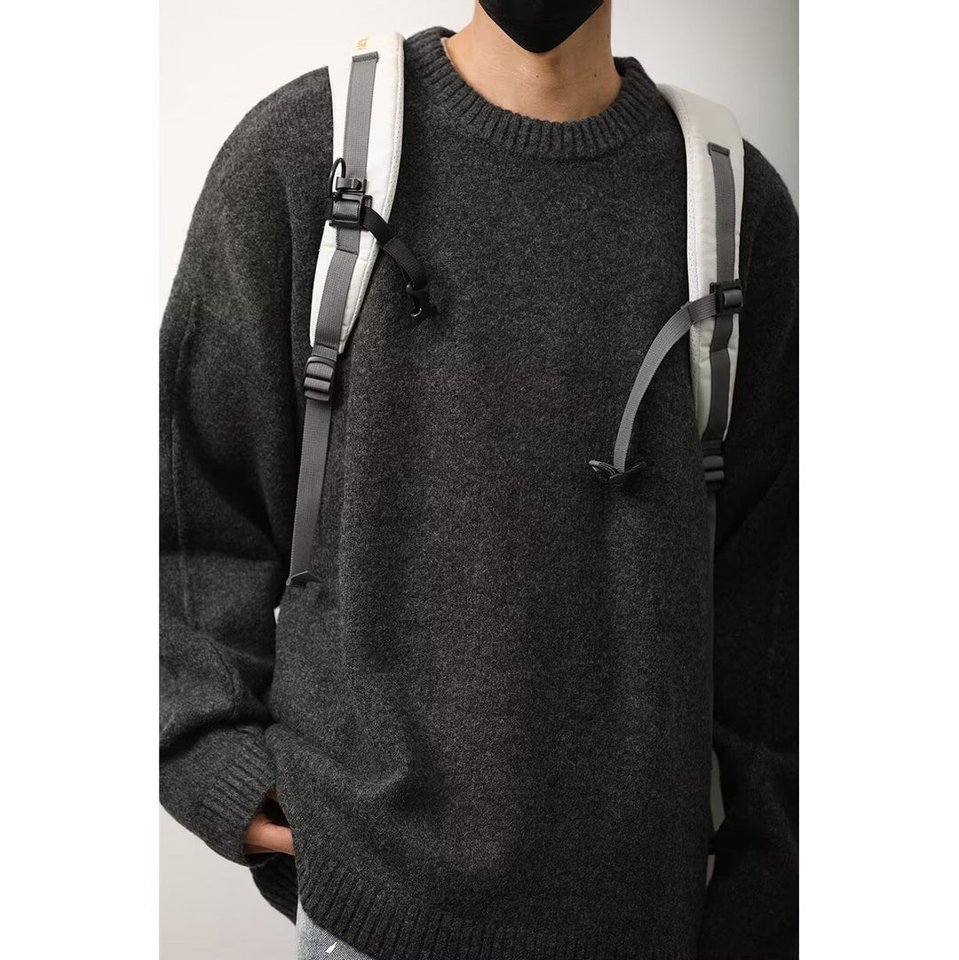 Herren Lockerer Strickpullover Drune