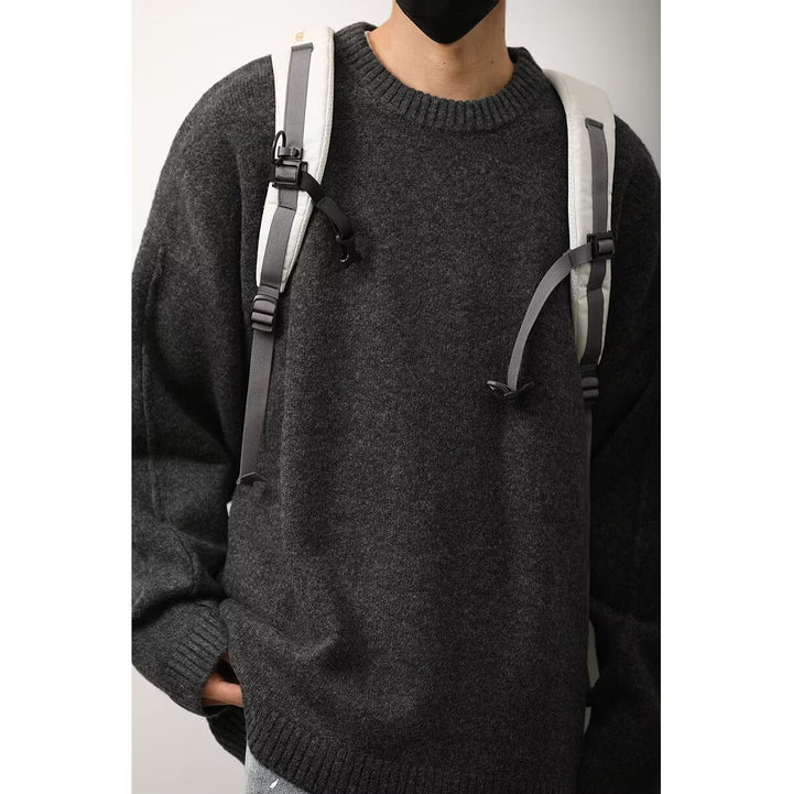 Herren Lockerer Strickpullover Drune