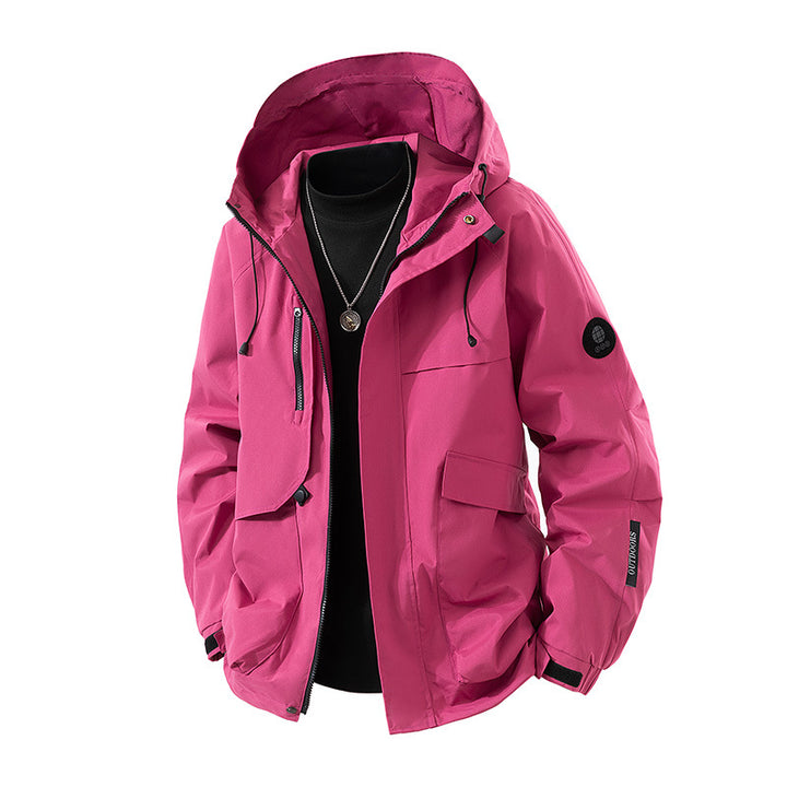 Herren Hochwertige Funktionsjacke mit Kapuze Drune