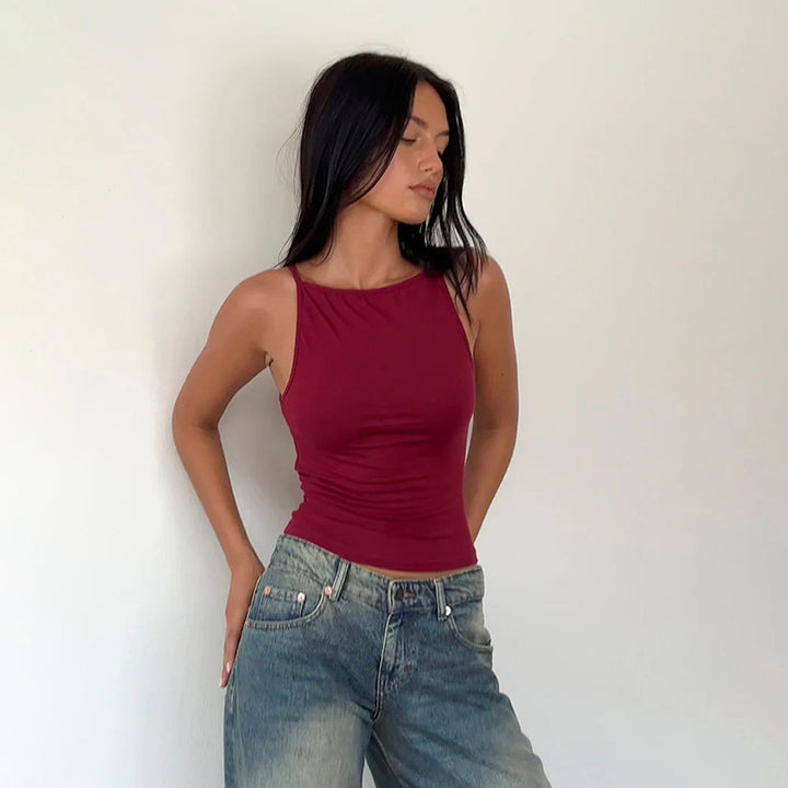 Damen sportliches Tanktop Drune