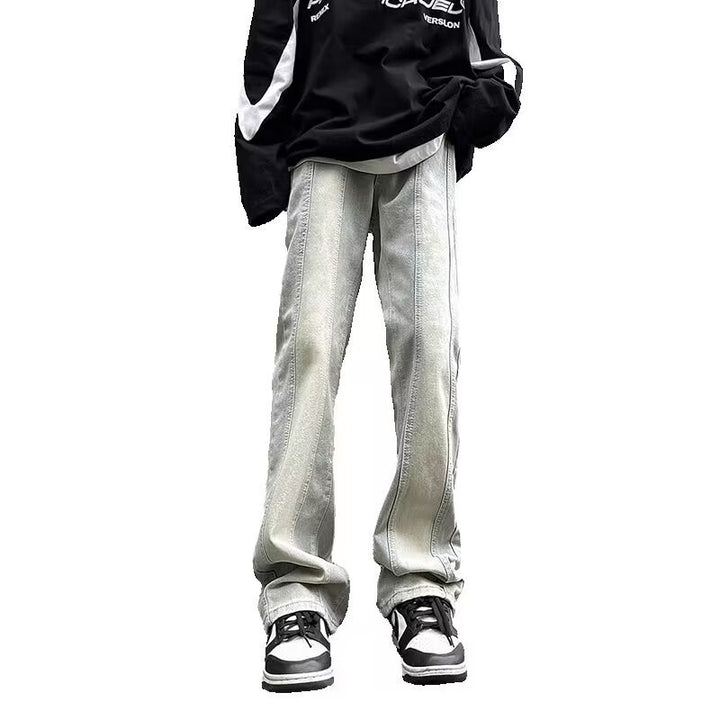 Herren weite Street-Style Jeans mit einzigartigem Design Drune