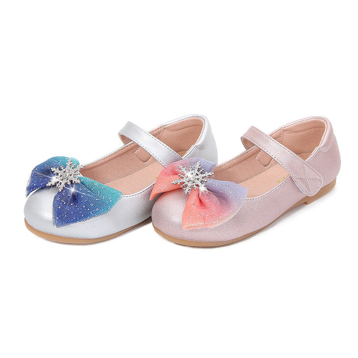 Mädchen Ballerinas mit glitzerndem Schleifen-Design Drune
