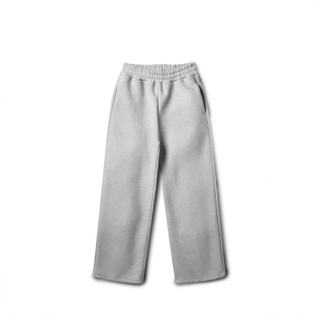 Unisex minimalistischer Kapuzenpullover ohne Kängurutasche mit überschnittener Schulter und geripptem Saum Drune