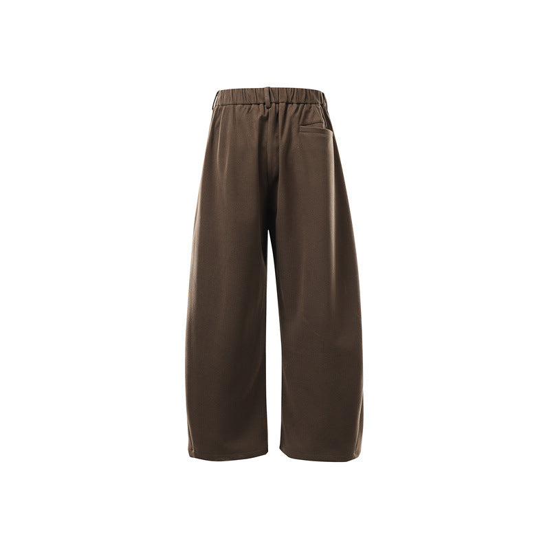 Damen Weite Culotte-Hose aus formstabilem Ponte mit hoher Taille und verdecktem Komfortbund Drune