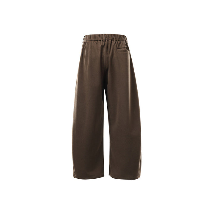 Damen Weite Culotte-Hose aus formstabilem Ponte mit hoher Taille und verdecktem Komfortbund Drune