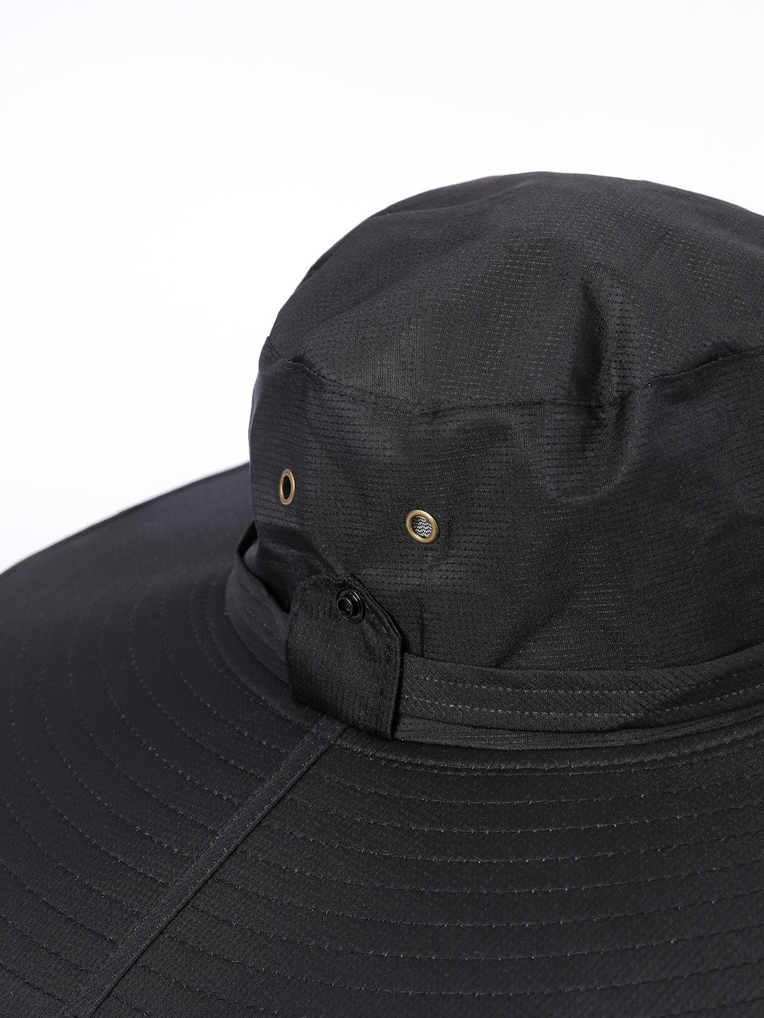 Damen Sonnenhut mit breiter Krempe und verstellbarem Kinnband Drune