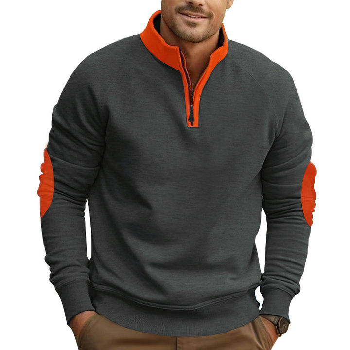 Herren Sportpullover mit Stehkragen Drune