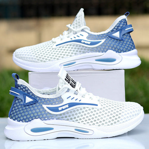 Damen Sportliche Mesh-Sneaker mit rutschfester Sohle und atmungsaktiver Struktur Drune