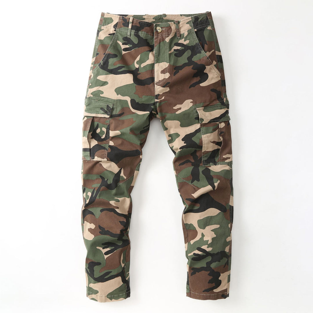 Herren Cargohose mit Tarnmuster und mehreren Utility-Taschen Drune