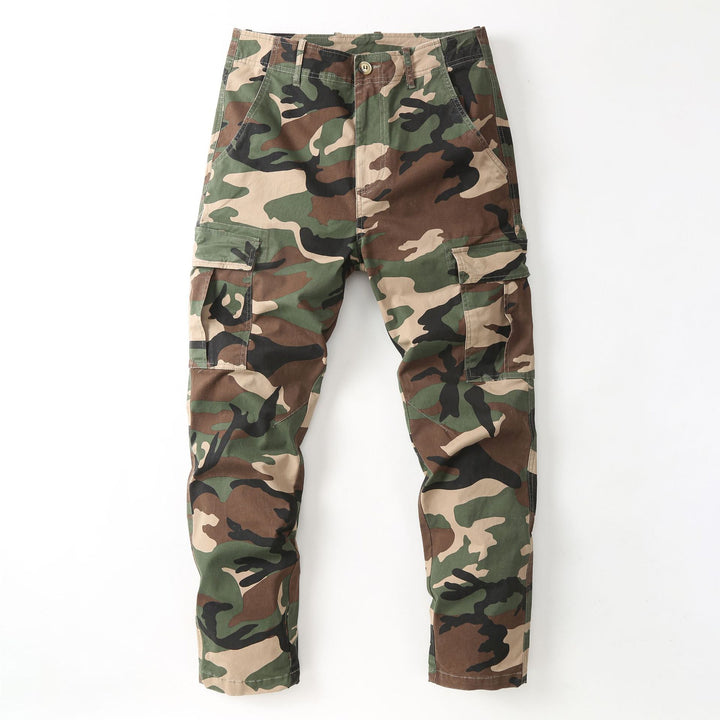 Herren Cargohose mit Tarnmuster und mehreren Utility-Taschen Drune