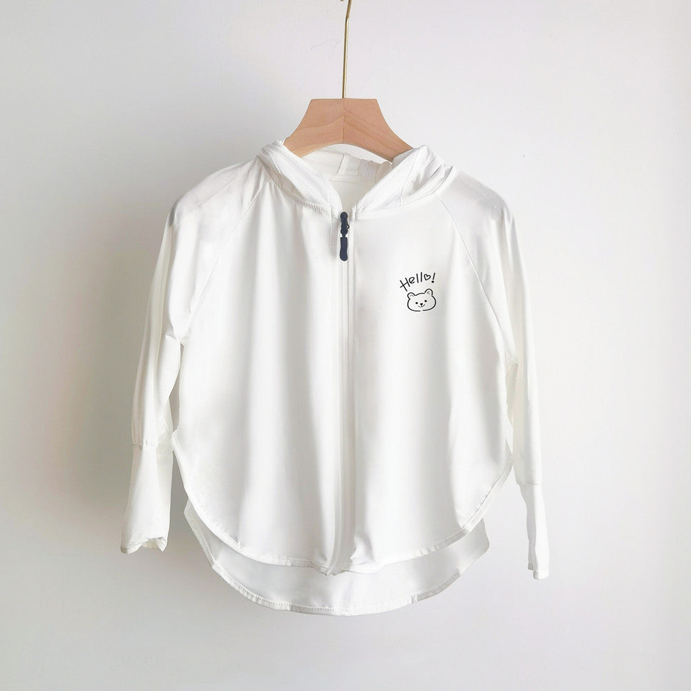 Damen Leichte Kapuzenjacke mit verspieltem Motiv Drune