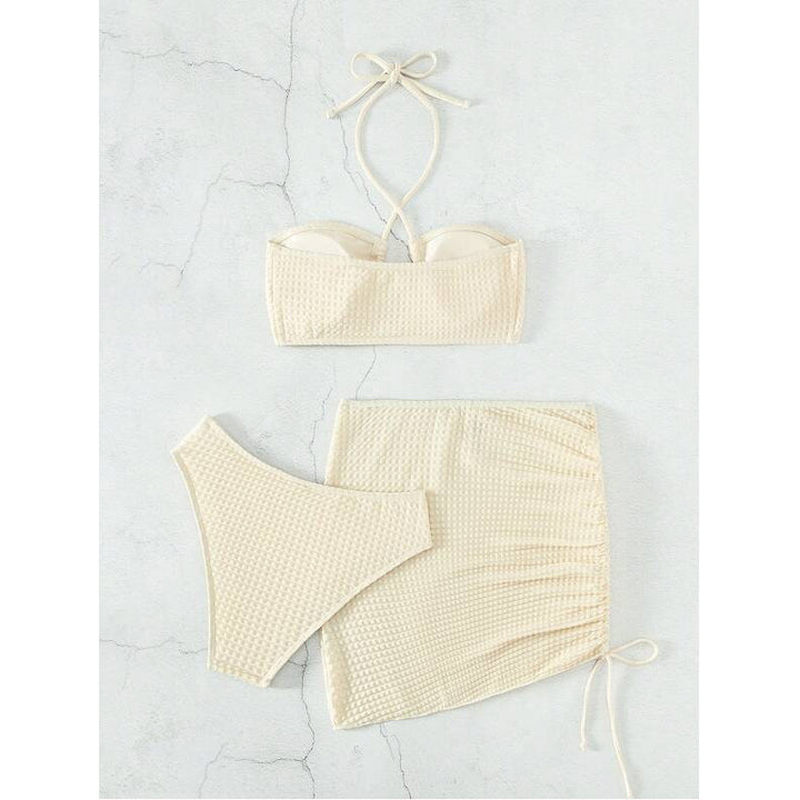 Damen Bandeau-Bikini mit sexy Wickelrock Drune