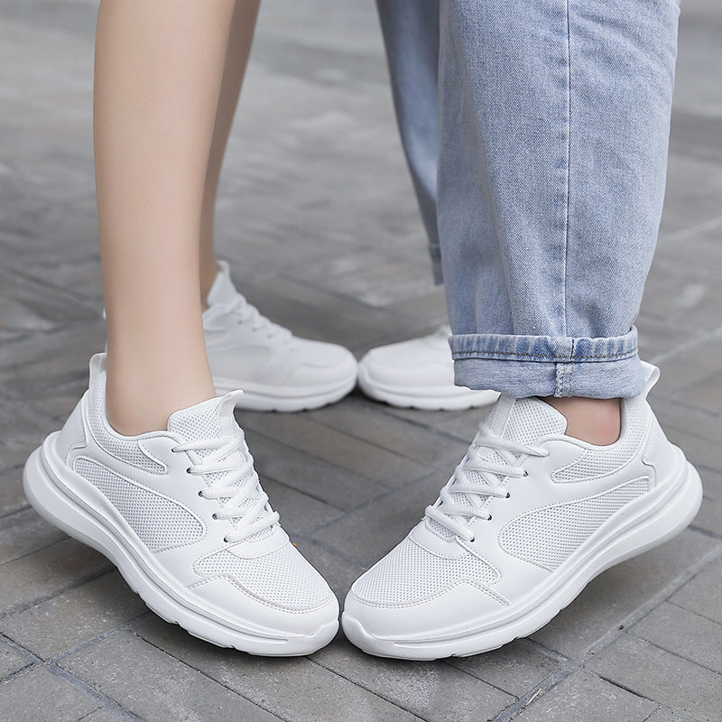 Damen nan atmungsaktiver Netz-Sneaker mit dämpfender Leichtsohle und gepolstertem Fersenkragen Drune