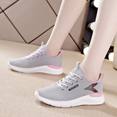 Damen Atmungsaktive Sportliche Sneakers Drune