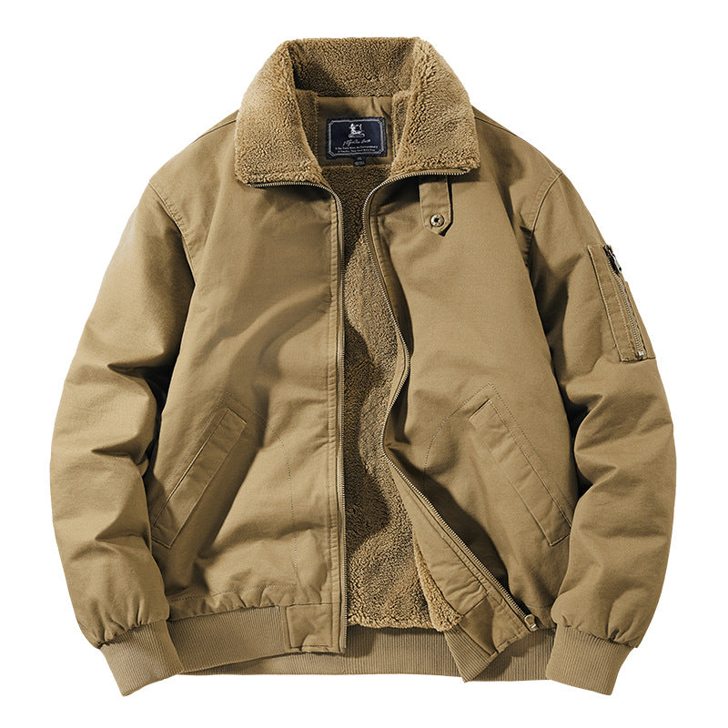 Herren Urbaner Blousonjacke mit Teddyfutter Drune